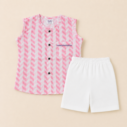Baby boy sleeveless dress set