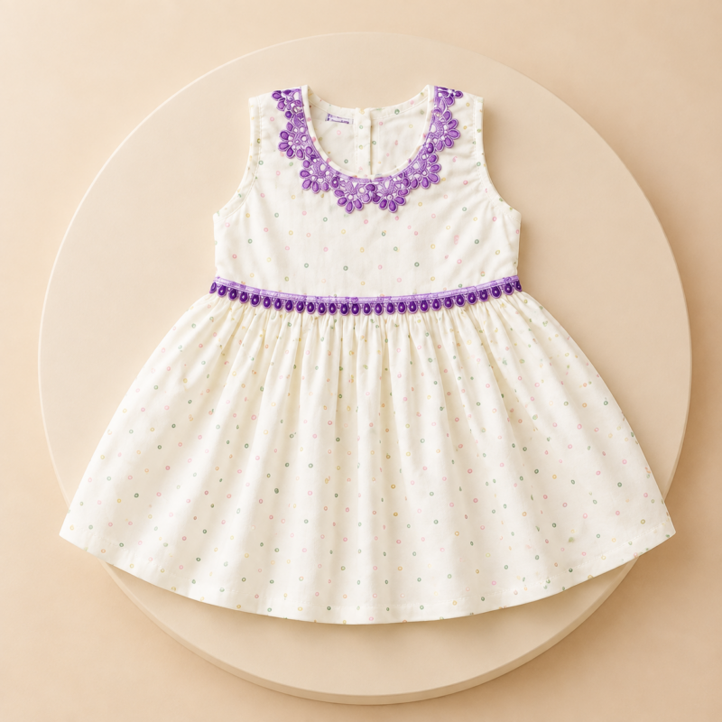 Premium Baby Girl Dress | Soft Vaxi Voil Fabric | Comfortable & Stylish Wear